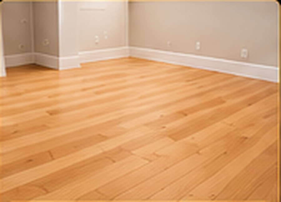 Modern wood flooring in a renovated home